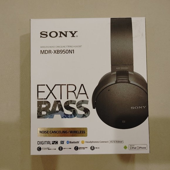 Sony MDR-XB950N1 noise canceling extra bass wireless headphones (black) - Picture 1 of 11